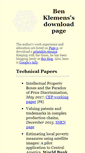 Mobile Screenshot of ben.klemens.org