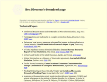 Tablet Screenshot of ben.klemens.org